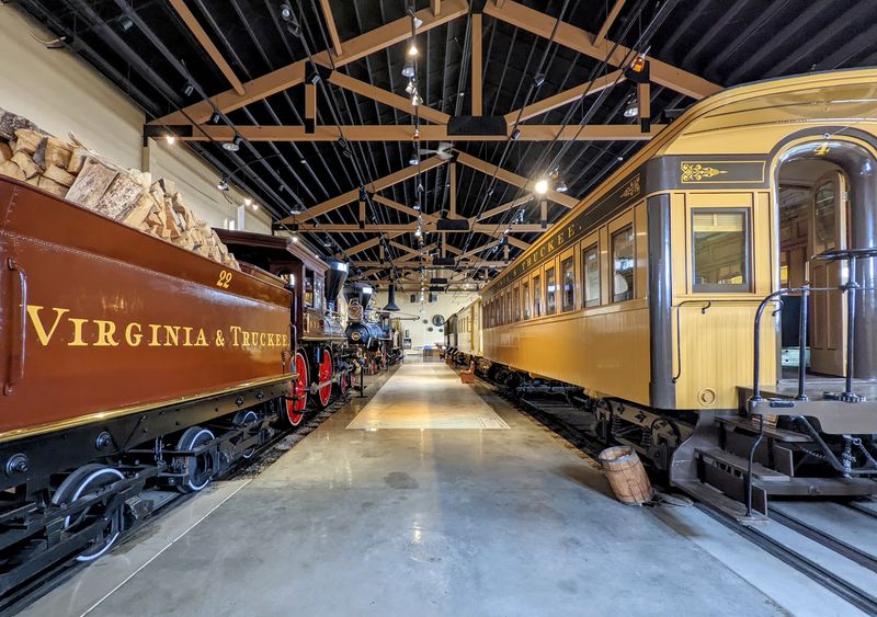 Two Pavilions Packed With Nevada Railroad History