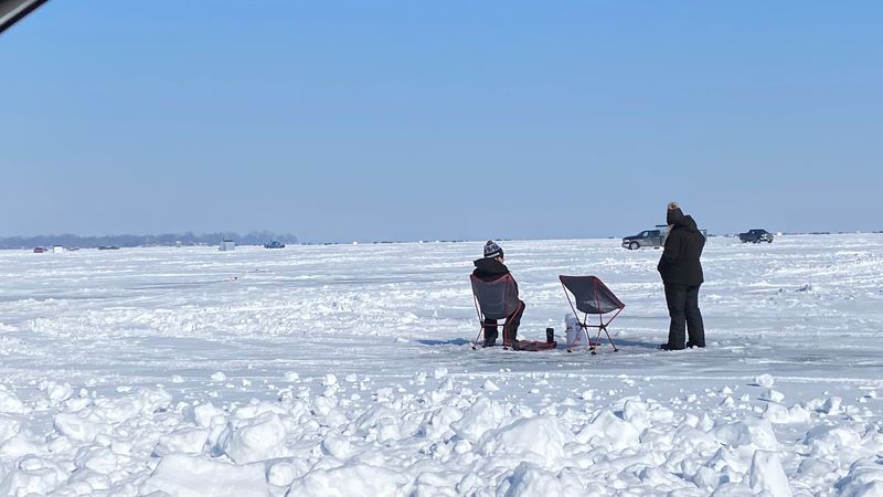 Spearing Giants Through Winter Ice