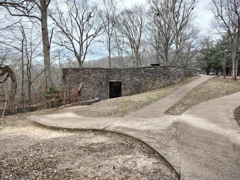 Old Mill Foundations Hiding In The Woods