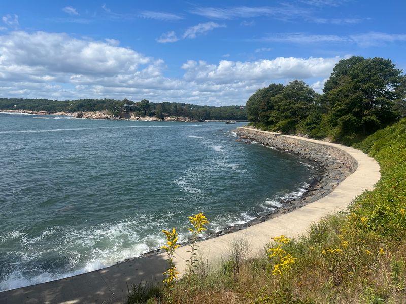 Rocky Shore, Sandy Beach, Crashing Waves