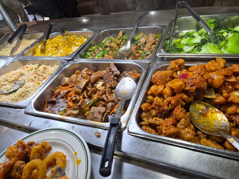 A Spread That Covers Four Different Cuisines