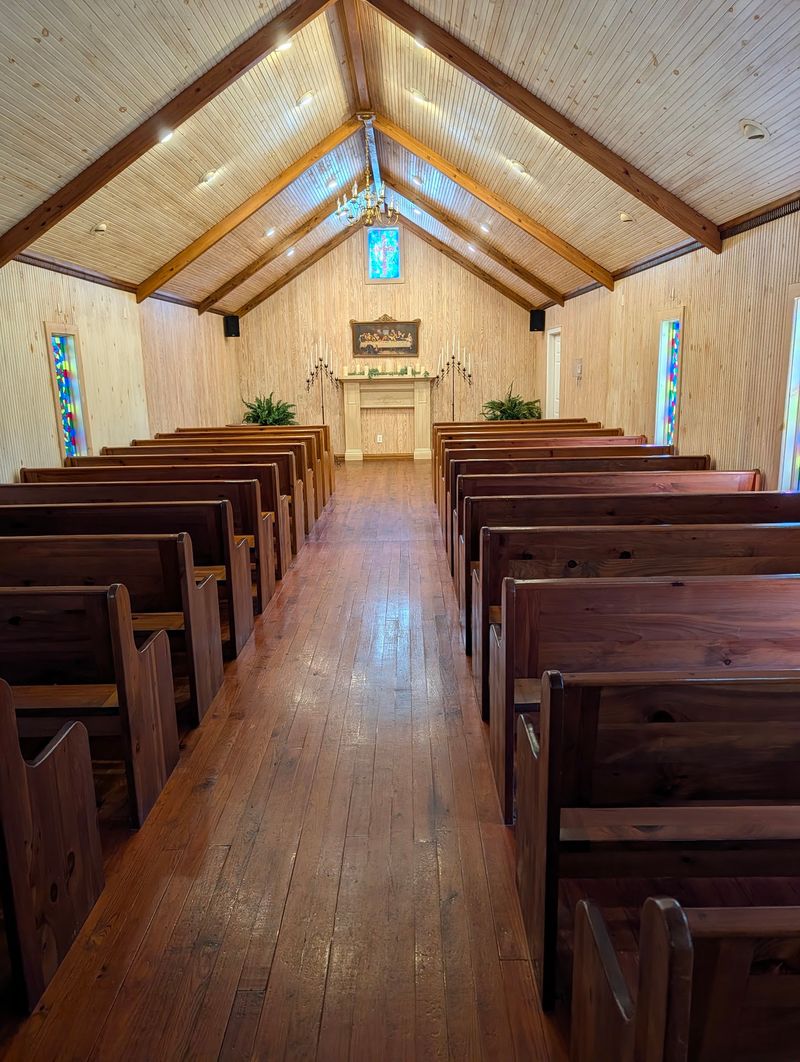 Schoolhouse, Chapel, Cabins, And The General Store