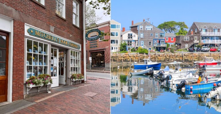 10 Massachusetts Downtowns With A Bookstore, Bakery, And Waterfront Just Steps Apart