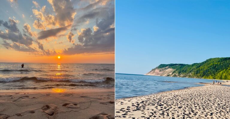 This Michigan Beach Has Clear Water And Soft Sand That Barely Looks Like The Midwest