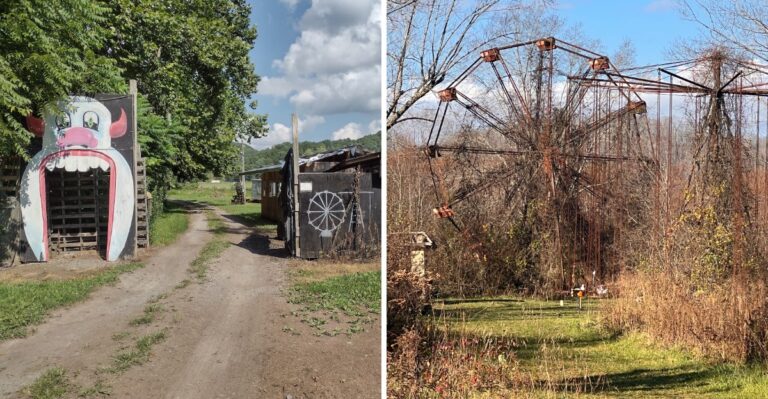 This Abandoned West Virginia Amusement Park Still Stands Behind Rusted Gates
