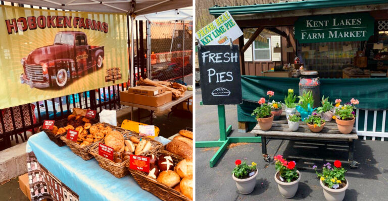 The New York Farm Stands Packed With Fresh Bread, Local Cheese, And Produce Picked That Morning