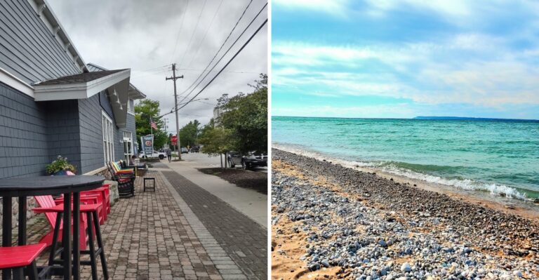 The Once-Quiet Michigan Lake Town That Summer Crowds Have Completely Taken Over In The Last Few Years