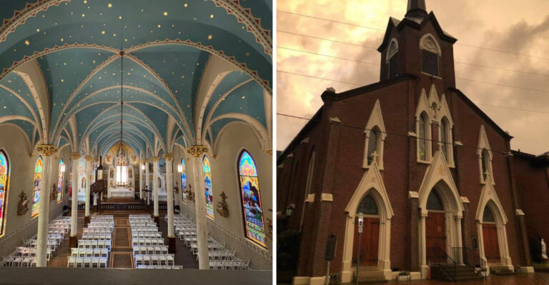 This Historic Tennessee Church Has Painted Ceilings And Stained Glass Most Locals Have Never Seen