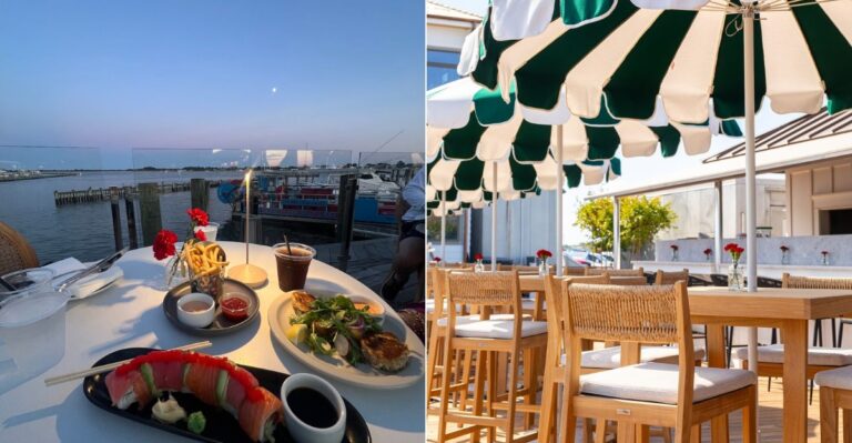 This Waterfront New Jersey Restaurant Pairs Fresh Seafood With Gorgeous Harbor Views