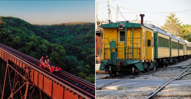This Exciting Iowa Train Ride Is One Of The Most Stunning Ways To Experience Fall