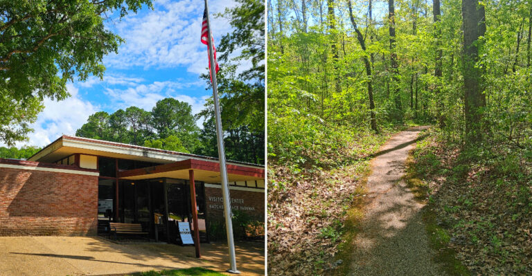 This Free Natchez Trace Visitor Center Near Tupelo, Mississippi Turns A Quick Restroom Stop Into A Family Afternoon