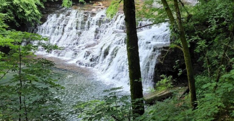 This Tennessee Waterfall Has Clear Waters That Look Straight Out Of The Caribbean