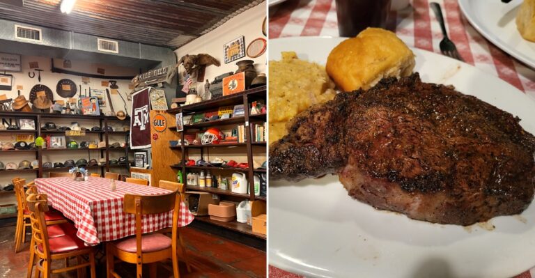 This Texas Steakhouse Has Built A Serious Following Around Thick-Cut Steaks And Small-Town Character
