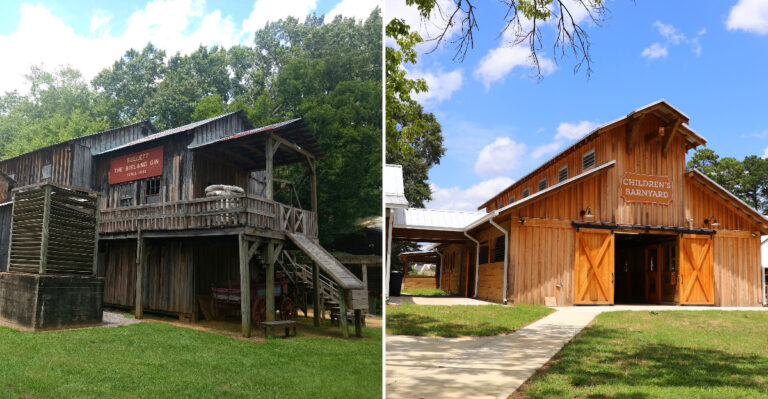 This 40-Acre Farm Museum In Mississippi Packs Goats, A Grist Mill, And A Whole 1920s Town Into One Ticket