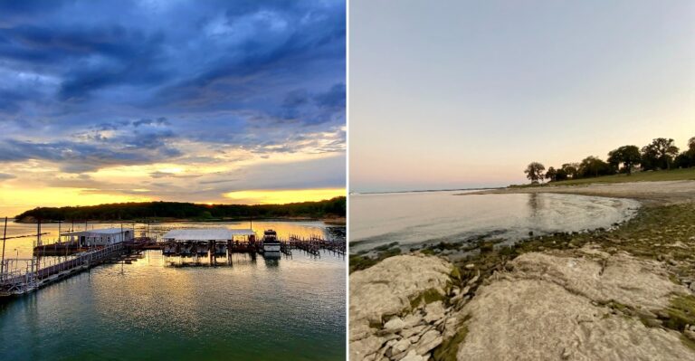 An Entire Forgotten Oklahoma Town Lies Beneath This Enormous Lake Built Decades Ago