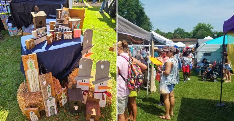 Nobody Leaves The Canton, Mississippi Square Empty-Handed When A Thousand Craft Booths Fill It Each October