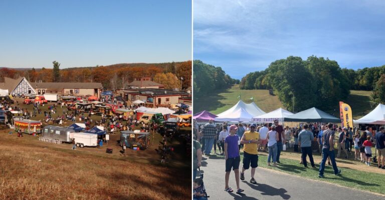 The Massachusetts Harvest Festival Where Dozens Of Vendors Take Over The Mountain