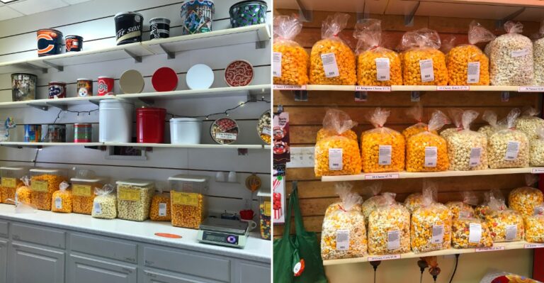 This Iconic Wisconsin Popcorn Shop Grew From Deep Farm Country Roots And Still Sells Popcorn By The Bagful