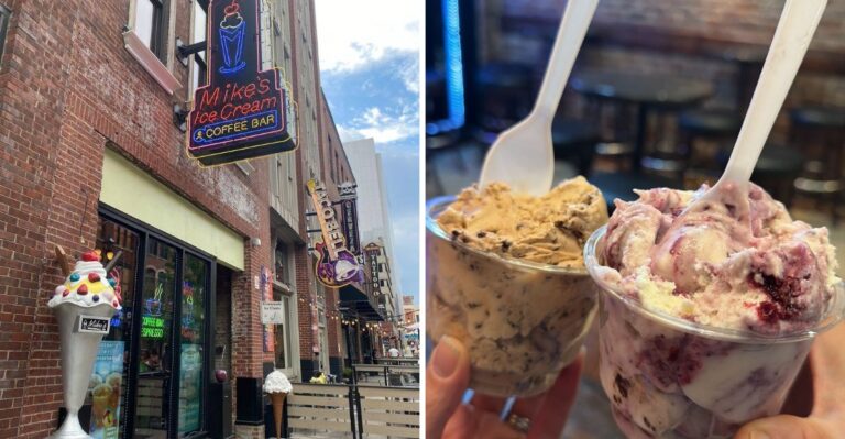 This Tennessee Scoop Shop Hand-Makes Flavors Like Blackberry Cornbread That You Won’t Find In Stores
