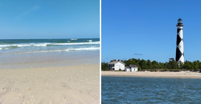 One Of North Carolina’s Prettiest White Sand Beaches Is Far From The Usual Tourist Route