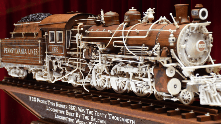 A Hand-Whittled Locomotive And Thousands Of Buttons Fill Ohio, Museum