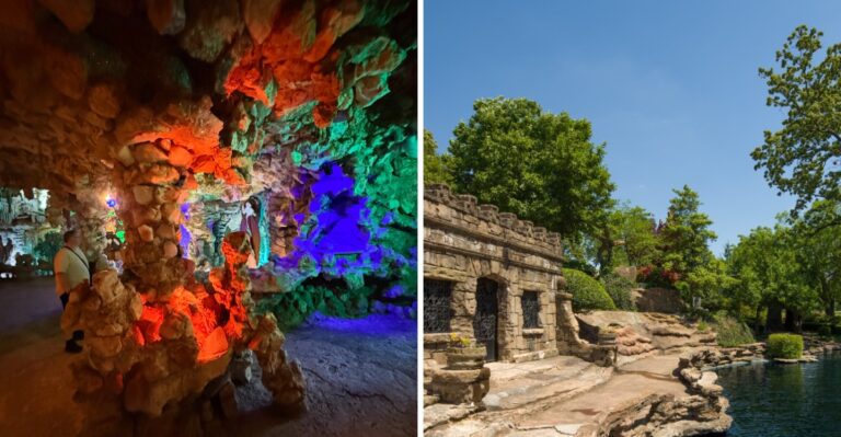 This Tennessee Cemetery Is Home To A Man-Made Crystal Cave You Can Actually Walk Through