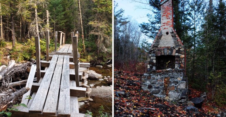 The Forgotten Ghost Town Near Newcomb, New York With Ruins So Massive You Can See Them From The Road