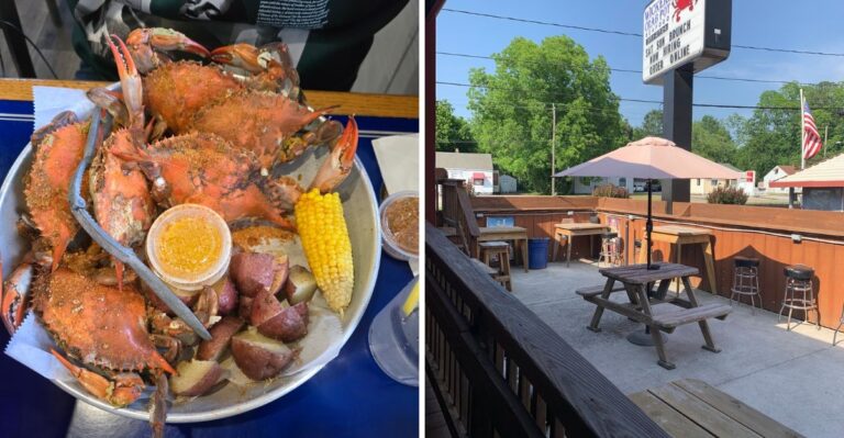 This Virginia Seafood Restaurant Serves Platters That Practically Take Over The Table