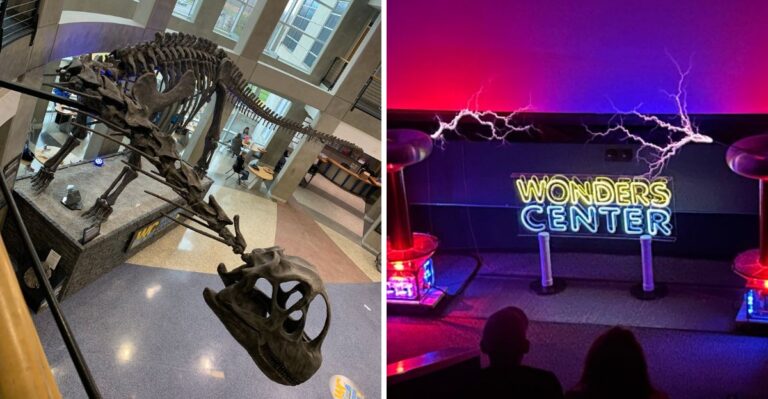 This Massive Tennessee Science Museum Has Dinosaurs, A Planetarium, And A Million-Volt Tesla Show