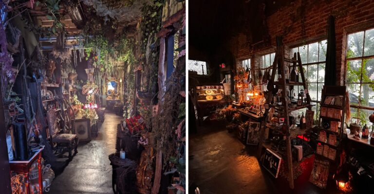 This Massachusetts Shop Feels Like A Gothic Maze Of Lanterns, Oddities, And Secret Passageways
