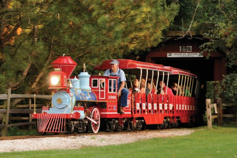 Pony Rides, A Carousel And A Train Fill This Farm Park In Aurora, Illinois