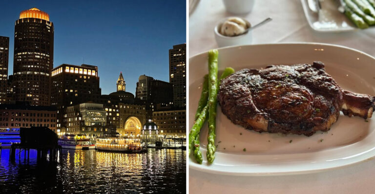 This Massachusetts Steakhouse Pairs Surf And Turf With Stunning Harbor Views