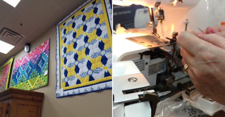 Rows Of Fabric Thread And Notions Make This Nevada Sewing Center Hard To Browse Quickly