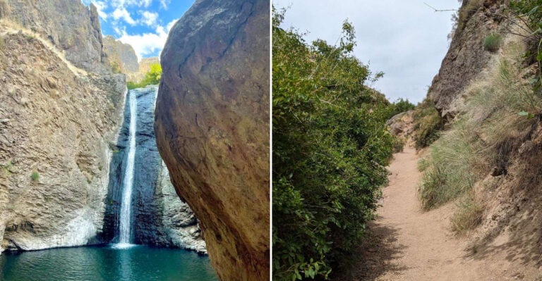 A Hidden Idaho Waterfall Hike Leads To A Beautiful Pool Perfect For Summer Adventures