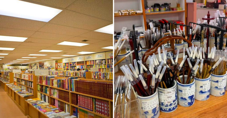 New York Has A Chinatown Bookstore Where Calligraphy, Books, And Stationery Fill Every Shelf