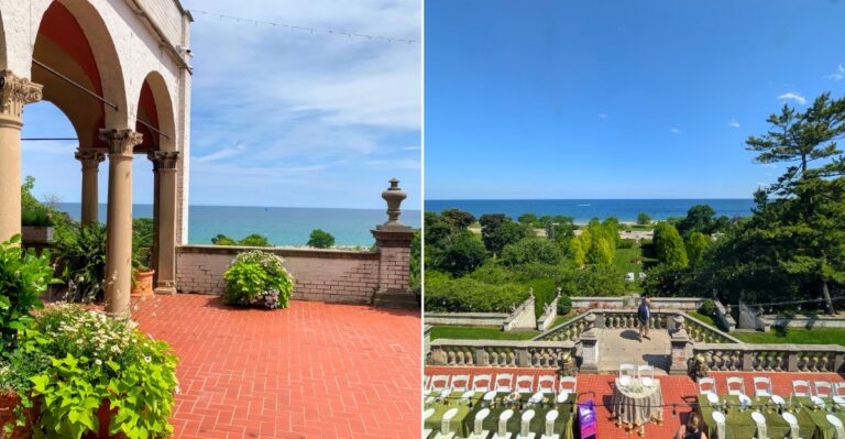 A Historic Wisconsin Villa Hides A Renaissance Garden And Courtyard Overlooking Lake Michigan