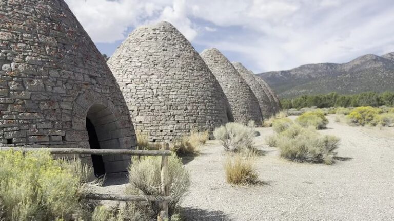 Six Beehive-Shaped Ovens 30 Feet Tall Still Stand At This Free Eastern Nevada Park