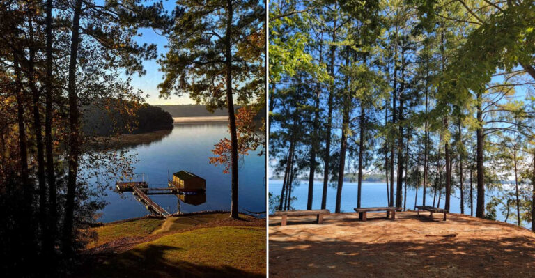 This Georgia Lake Has Become A Crowded Weekend Destination For Outdoor Enthusiasts