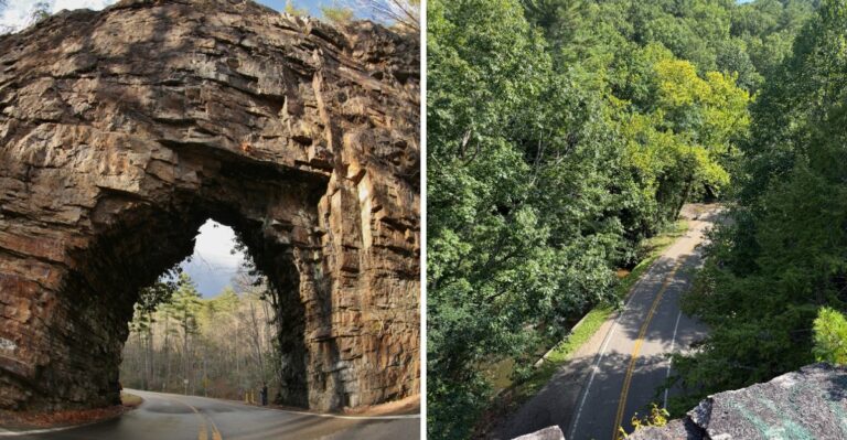 This Tennessee Road Passes Through What Locals Call The World’s Shortest Tunnel