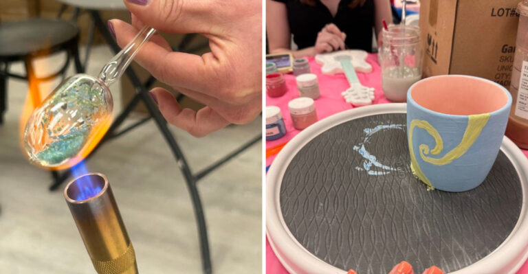 You Can Throw Clay, Fuse Glass And Paint Pottery At This Massachusetts Art Studio