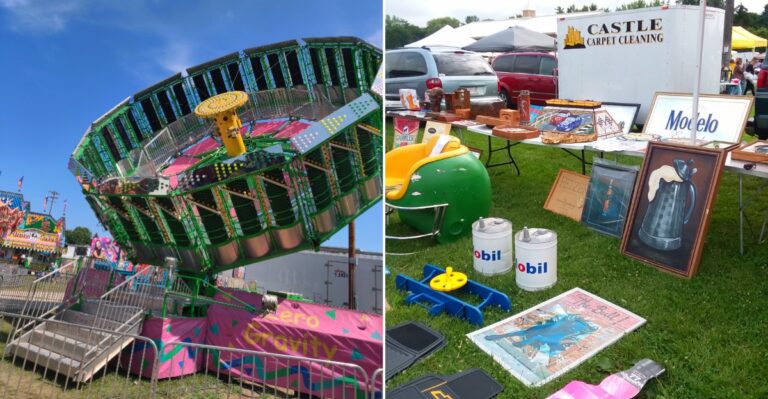 This Historic Wisconsin Town Hosts A Massive Open-Air Market For One Sunday Every October