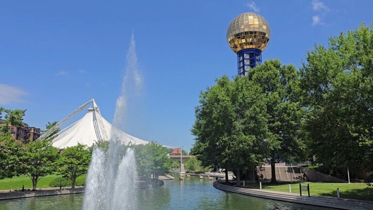 The Golden Globe Towering Over Knoxville, Tennessee Lifts Families To A 360-Degree View, And Riding Up Costs Nothing