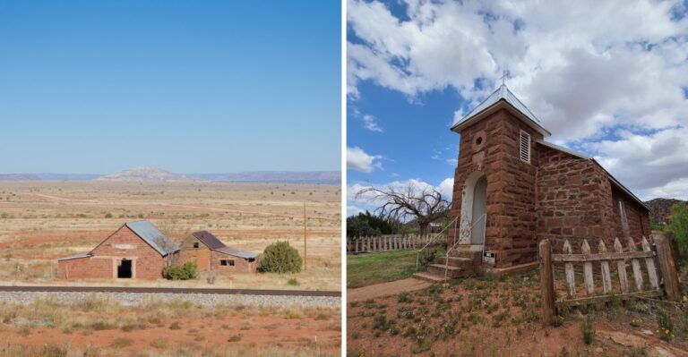 The Forgotten New Mexico Ghost Town With Ruins You Can Spot Right From The Highway