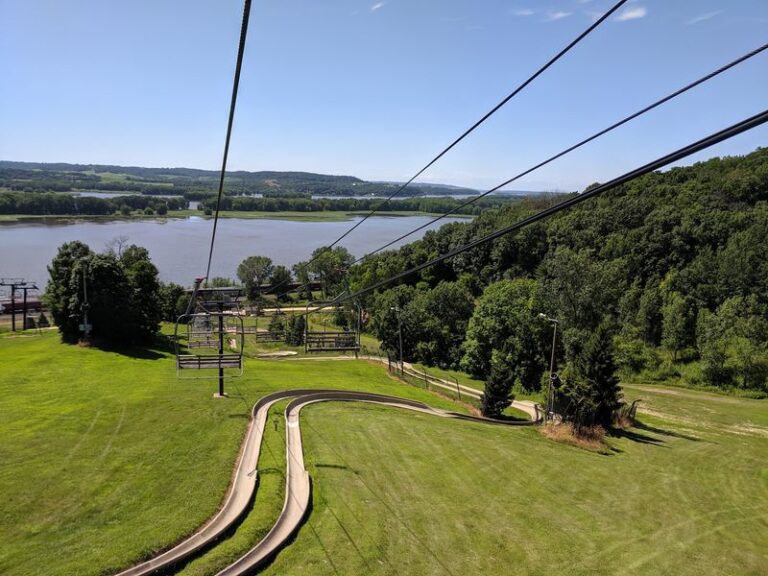 At This Illinois Resort, Kids Race An Alpine Slide Down The Mississippi River Bluffs