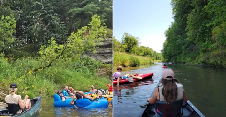 This Crystal-Clear Wisconsin River Is A Summer Tubing Tradition