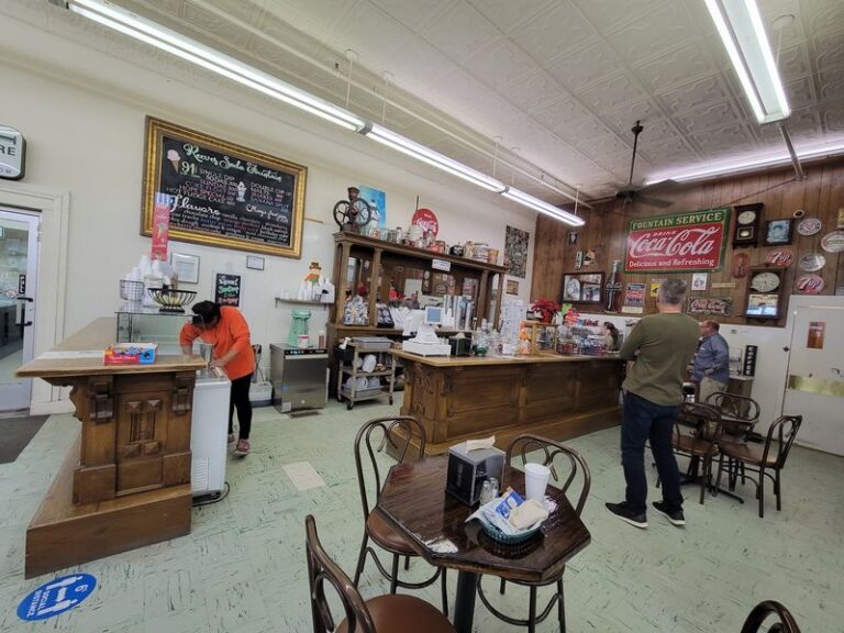 This Tennessee Drug Store In Lawrenceburg Still Spins Milkshakes At Its Old Soda Fountain Counter