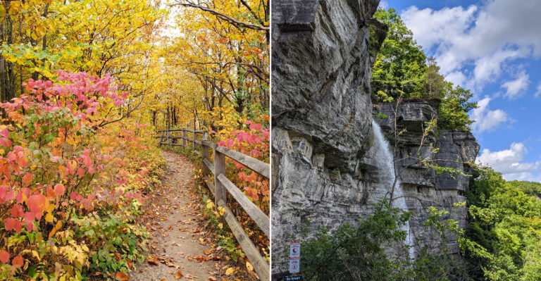 The 4.6-Mile New York Trail With Limestone Caves, Waterfalls, And Huge Cliffside Views