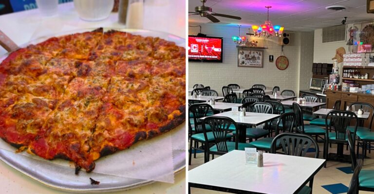 This Illinois Pizzeria Serves Square-Cut Pies Locals Refuse To Eat Any Other Way