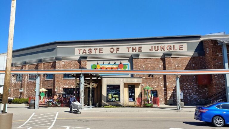 A Grocery Store In Fairfield, Ohio, Parks A Monorail Car Above The Produce