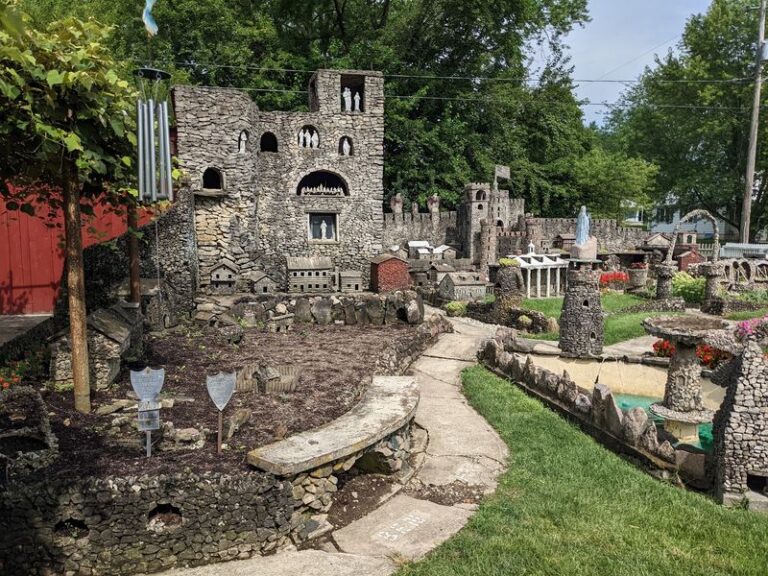 This Springfield, Ohio, Backyard Holds Dozens Of Handmade Stone Castles And Cathedrals